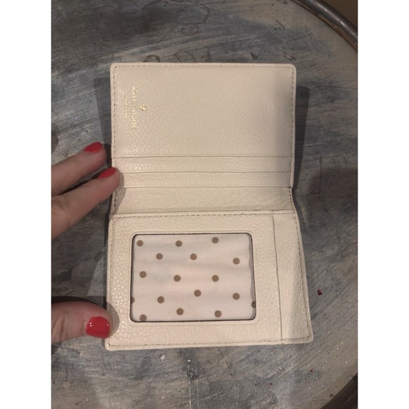 Kate Spade NY New MICRO TRI-FOLD Wallet Hot Pink Multi Staci Colorblock RT149$ - Picture 2 of 4